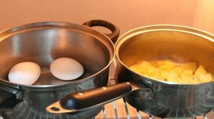 Cалат картофельный с яйцом