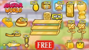 Я В ШОКЕ! ОТКРОЙТЕ СУПЕР СЕКРЕТНУЮ КОЛЛЕКЦИЮ ИЗ ЗОЛОТА В AVATAR WORLD! 😇