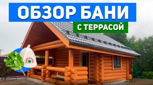 Обзор БАНИ из БРЕВНА 6×6: планировка, печь, вентиляция и итоговая цена