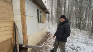 Рыбалка в Карелии. Карельская изба. Отдых и путешествие. Постройка зимовья.