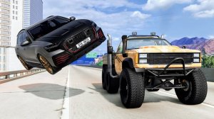 💥🤯🚀ЛУЛЧШИЕ АВАРИИ МЕСЯЦА ! 😂💥🚗 #23 - BeamNG Drive