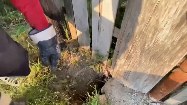 Забор из речного камня. смотреть онлайн