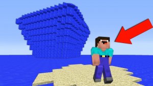 нуб ломает нуба из лаки блоков в майнкрафте