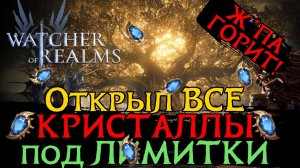 САМОЕ "ГОРЯЩЕЕ" ОТРКЫТИЕ КРИСТАЛЛОВ ПОД ЛИМИТКИ в игре Watcher of Realms | SUMMONING