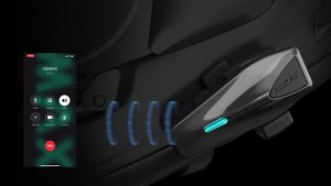 ASMAX S1 Bluetooth мотоциклетная гарнитура для шлема, BT 5.4