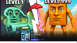 Roblox Супер Прохождение Roblox часть 6 Brainrot Evolution #роблокс #storytimeroblox #roblox