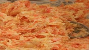 Гренки с сыром и морковью