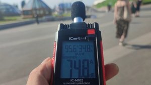 Yamaha Stagepas 200 - Проверка громкости перед уличным выступлением на открытом пространстве