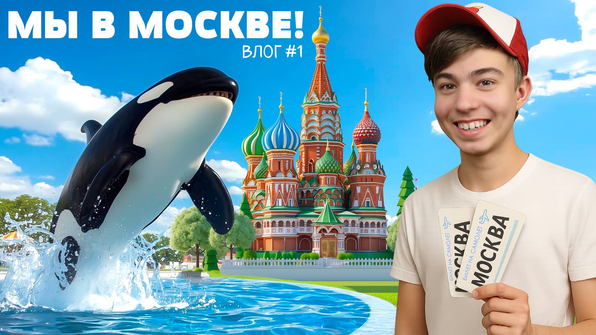  Как поймать АКУЛУ в МОСКВЕ?!  Москва ВЛОГ 1