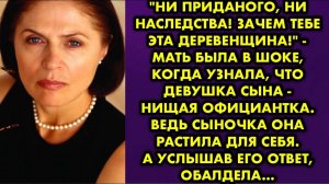 -Ни приданного, ни наследства! Зачем тебе эта деревенщина! - мать была в шоке, когда узнала, что...