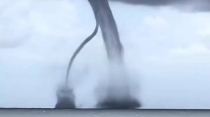 Смерчи засняли вблизи Сочи