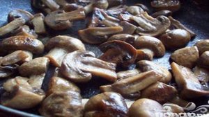 Баклажаны с болгарским перцем и шампиньонами