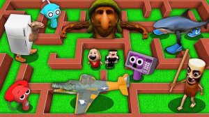 МАЙНКРАФТ ВЫЖИВАНИЕ В ЛАБИРИНТЕ ПРОТИВ ТУНГ ТУНГ САХУР БРР БРР ПОТАПИМ И СПРУНКИ | Детский Ютуб