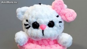 Амигуруми: схема Кошечка | Игрушки вязаные крючком