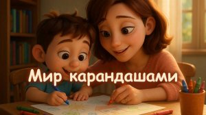 Мир карандашами