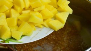 Гречневый суп с сосисками