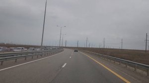 Пробка в Крым по дороге к Крымскому мосту.