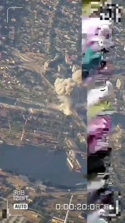 Наглядная демонстрация возможностей поражения мостов через Днепр, соединяющих две части Украины межд