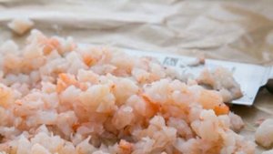 Гренки с креветками