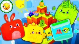 Четверо в кубе #1  Новая игра! Построй свой неповторимый Кубомир на неизведанной планете!