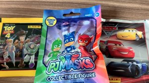 Распаковка Герои в масках игрушки, Стикеры История Игрушек 4 и Тачки 3