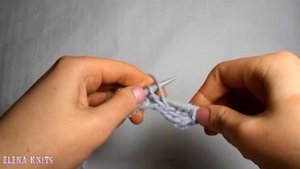 Вязание спицами. Пышная резинка.