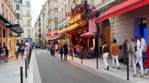 Париж Франция обзорная прогулка по городу, набережная реки Сена, парижские летние кафе экскурсия