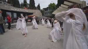 Открытие парковой зоны в Алупке