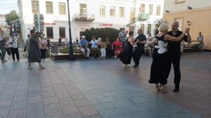 Аргентинское танго в Гродно. Протанцовка в городе 2 августа 2025г.
