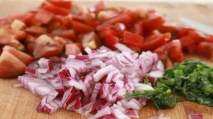 Гренки с помидорами и сыром