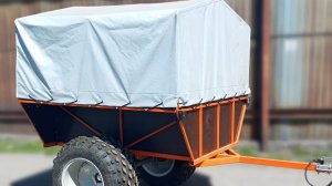 Двухколесный прицеп ТУНГУС — надежный помощник для бездорожья!