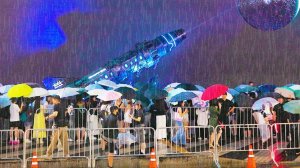 비 내리는 강남역 주말 밤 산책, 변신한 강남 스타일, Rain ASMR, 빗소리 ASMR, 서울 여행 워커