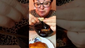 НУ, очень быстрый перекус/Фунчоза с поджрристой курочкой/Мукбанг