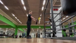 TRX Растягивание задней поверхности бедра / TRX Hip Hinge