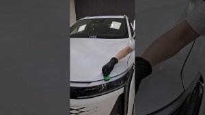 Защитили Exeed Rx матовой плёнкой, шумоизоляция,защита салона,керамика,Антидождь.