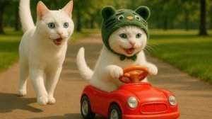 Мама-кошка подстригает шерсть на ферме и делает тигриную шапочку для котят дома 🐾🎩🐯