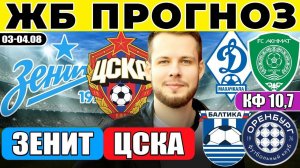 ЗЕНИТ - ЦСКА ПРОГНОЗ ДИНАМО МАХАЧКАЛА - АХМАТ ОБЗОР БАЛТИКА - ОРЕНБУРГ ПРОГНОЗ РПЛ