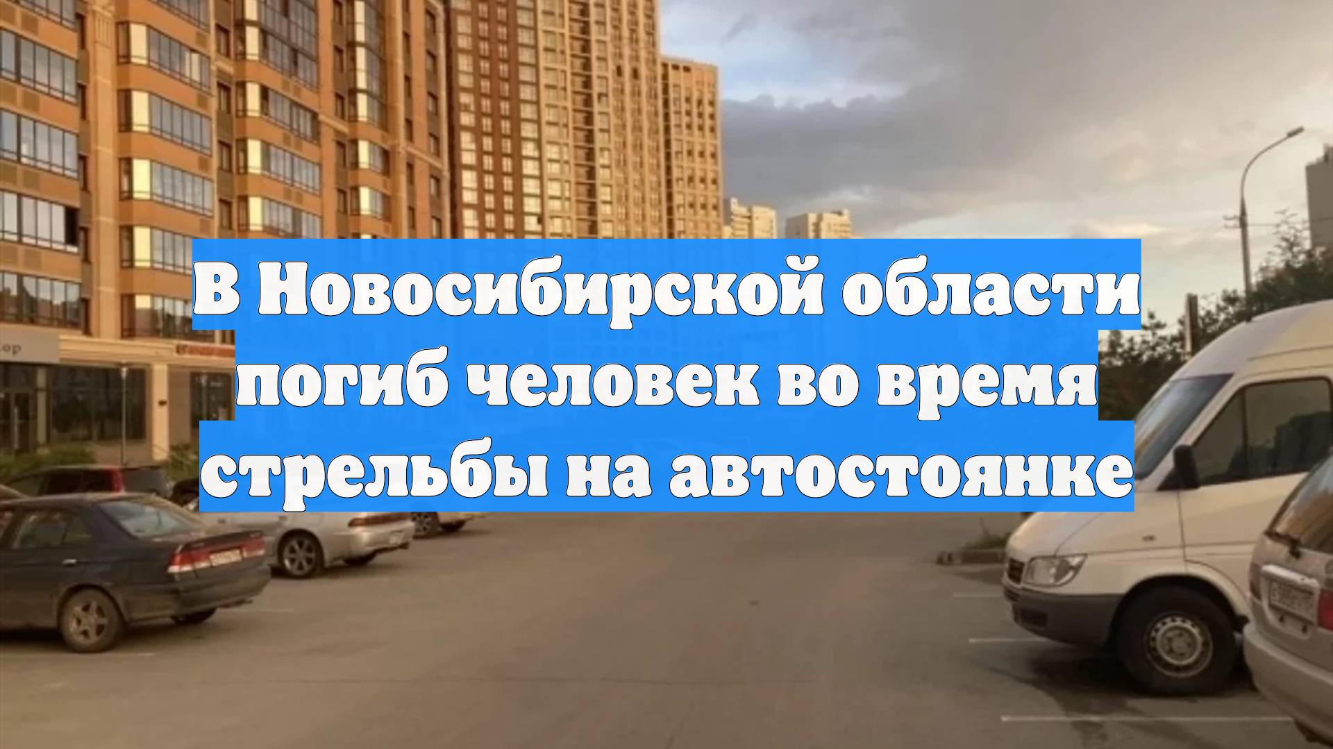 В Новосибирской области погиб человек во время стрельбы на автостоянке