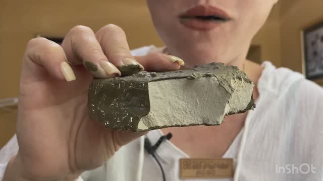 Паста из Дагестанской глины Чак-Чак. Плюс халва белая. Асмр для души))) смотреть онлайн