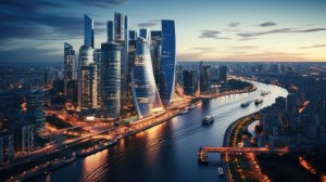 Москва. Городская атмосфера мегаполиса. Ночной дозор ...