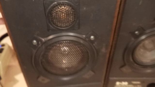 Колонки Акустика Радиотехника s30 и катайски мини усилитель с Bluetooth aux смотреть онлайн