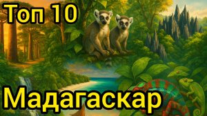 Топ 10 | МАДАГАСКАР : Удивительные места
