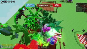 Мой сад в Grow a garden! Бамбуковый сад?!