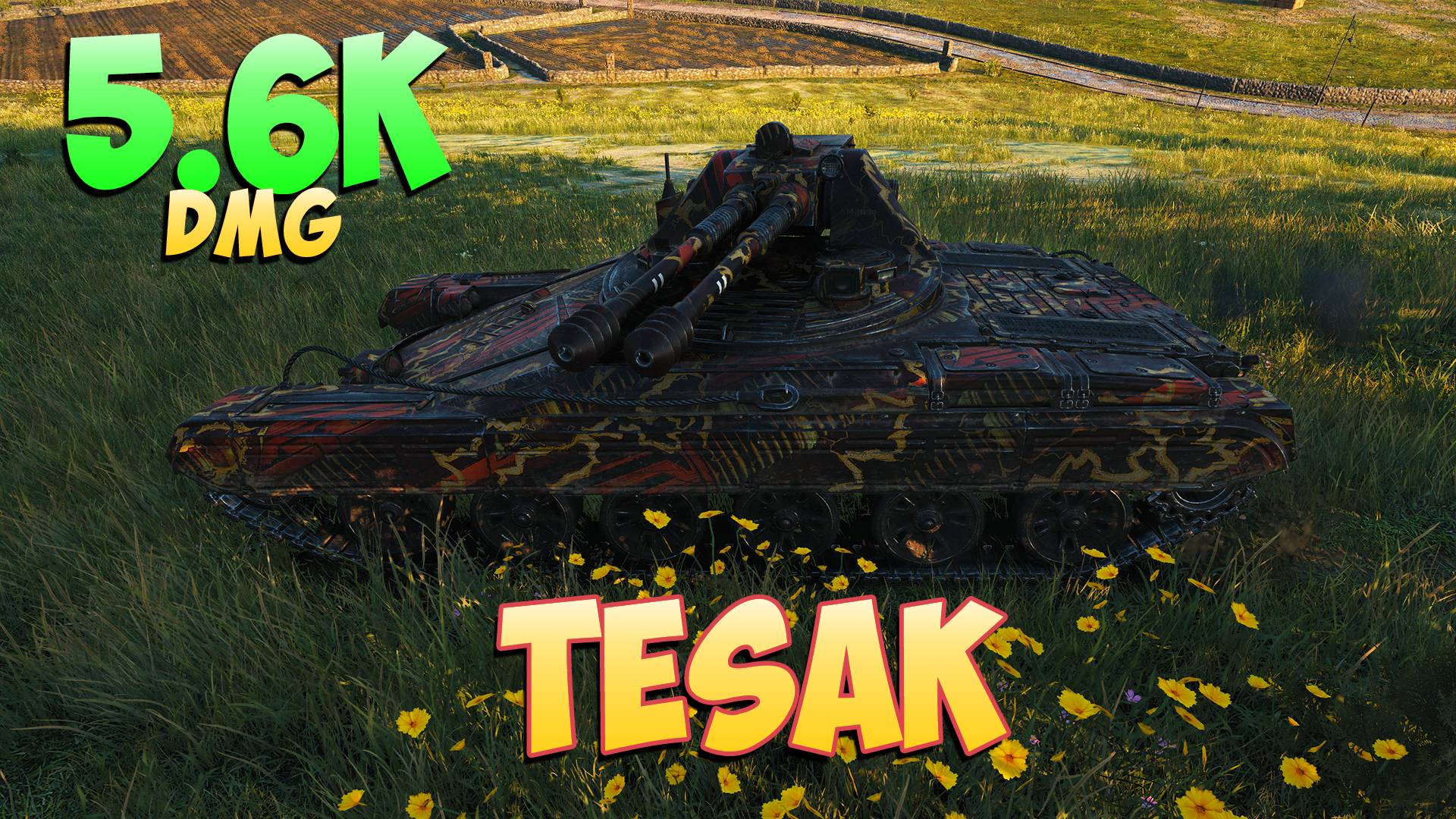 Tesak • Забавная игра! - 5 Фрагов 5.6K Урона • Мир Танков