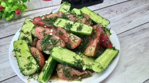 Малосольные огурцы и помидоры. Самый простой и быстрый рецепт вкусных хрустящих малосольных овощей