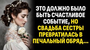 Жизненные истории. Это должно было быть счастливое событие, но свадьба сестры. Слушать аудиорассказ