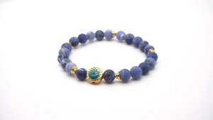 Браслет из содалита «Иллюзия»