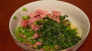 Гренки с ветчиной и сыром