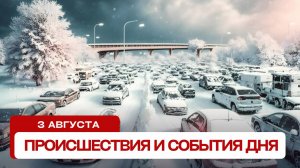Новости сегодня 03.08.2025. Катаклизмы за день, ЧП, события дня!