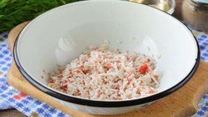 Баклажаны с крабовыми палочками